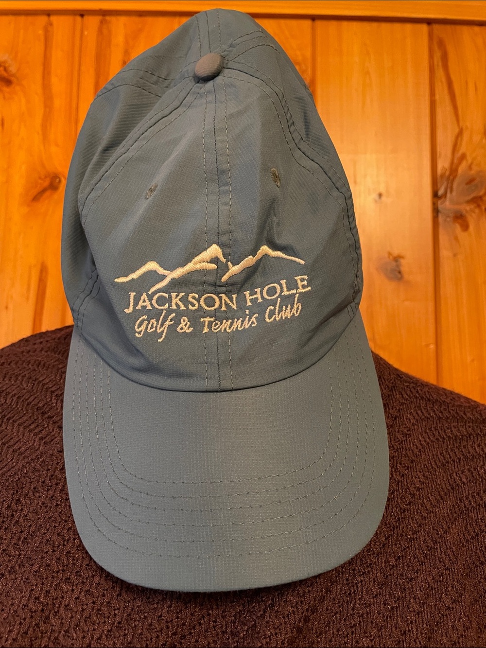 Jackson Hole Wyoming Golf & Tennis Club Light Blue Cap embroidered